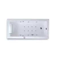 อ่างอาบน้ำวน+อัดอากาศ+หมอน American Standard รุ่น PLAZA-S TF-70022100-WT