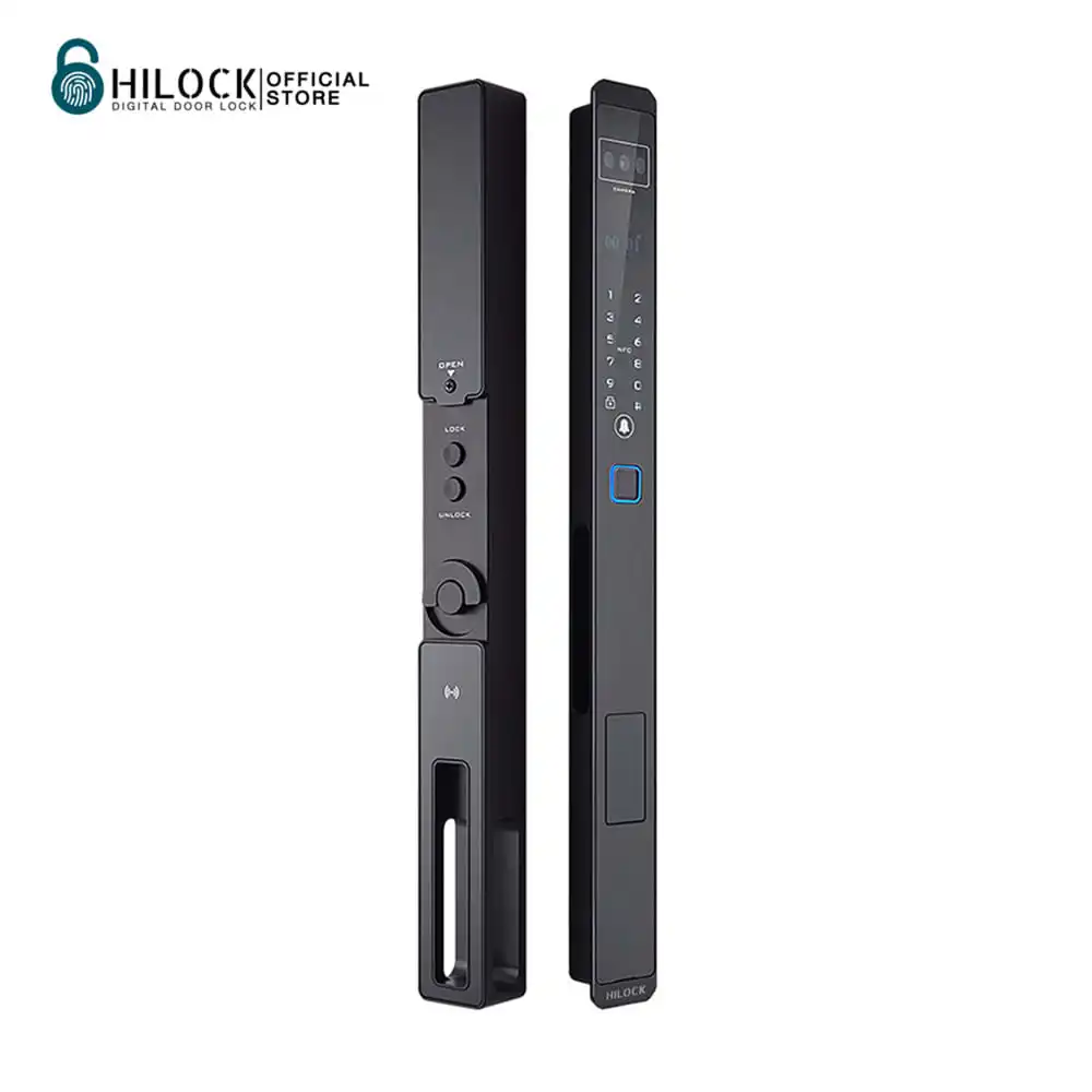 กลอนดิจิตอล HILOCK HL-496 สีดำ-1