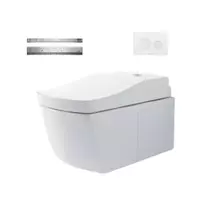 สุขภัณฑ์อัตโนมัติ TOTO CWT994P 3/4.5 ลิตร พร้อมฝารองนั่งและระบบชำระล้างอัตโนมัติ     