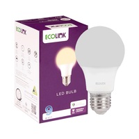 ECOLINK A60 E27 9W Warm White Pear-Shaped LED Bulb