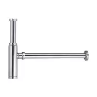 COTTO CT689AX(HM) Stainless steel cylindrical washbasin drain pipe, length 39 cm.