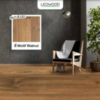 พื้นไม้ลามิเนต Motif Walnut