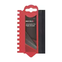 PLASTIC SCRAPER MATALL RED