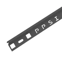 คิ้ว P.V.C PCG 122011 โค้ง 12mm สีดำ 2m