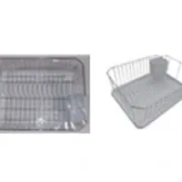 NAPA 2704 Dish Drying Basket Set with Tray and Cutlery Holder