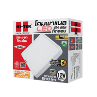 ดาวน์ไลท์ LED HI-TEK ECO HFLEPSS12W SQUARE 12 วัตต์ WARMWHITE