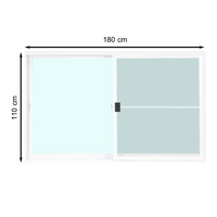 Slide Window Aluminum S-S TAKESHI 180X110CM