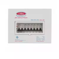 Consumer unit set, 6 channels, 63A