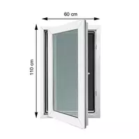 UPVC Casement Window with Screen Window WA