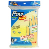 ฟองน้ำหุ้มตาข่าย POLY-BRITE 409-0 10x14x2cm