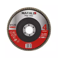 ผ้าทรายซ้อนหลังแข็ง 4” MATALL  120 pack