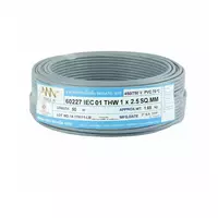 สายไฟ THW (IEC01) 1x4 ตร.มม. สีเทา 100 เมตร NNN