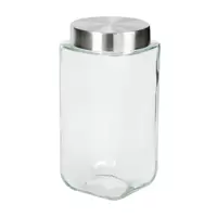 ขวดโหลแก้ว 1.1L เหลี่ยมฝาเกลียว SQUARE