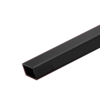 ท่อเหล็กแบน ดำ ZUBB 6x2 นิ้ว 150x50 มม. 3.2 มม. 9.63 กก./ม.