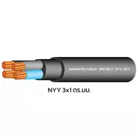 สายไฟ NYY 3x1 ตร.มม. BCC