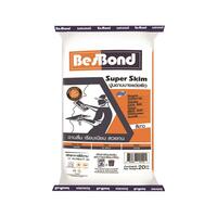 ซีเมนต์ฉาบบาง BESBOND SUPER SKIM 20 กก. สีขาว