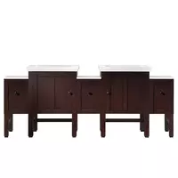 KOHLER Set 21 : ตู้เฟอร์นิเจอร์+อ่างล้างหน้าเคาน์เตอร์ Tresham 900 มม. เซ็นเตอร์ 8"