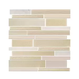 Glascera โมเสคแก้ว รุ่น Stone Surface #7 ขนาด 288x299x6 มม. (ราคาต่อแผ่น) Gold MS-STS-0007