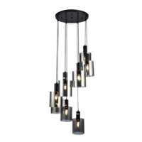 LIGHTMOST Ceiling lamp MD54158-8 E27 40W Black
