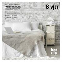 BEDSHEET 8FT.K3 BED CLIP 360TC MICROTEX