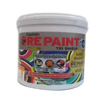 สีทาภายนอก CAPTAIN REPAINT BASE D ชนิดกึ่งเงา