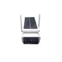 Wireless solar CCTV camera, model EG-ABQ2-2MP, white