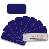 แผ่นอลูมิเนียม คอมโพสิต 3 มม. SkyHigh SH-6123 สีน้ำเงินนกยูง