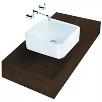 American Standard White Square WP-F606-WT Countertop Washbasin