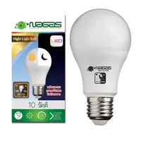 NAGAS NIGHT LIGHT E27 10W LED bulb, daylight, pear shape