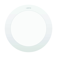 ดาวน์ไลท์ LED LAMPTAN PLAIN 9 วัตต์ DAYLIGHT 5.71 นิ้ว สีขาว กลม