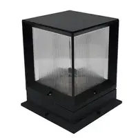 ไฟหัวเสา LM6002 LIGHT MOS อะลูมิเนียม/พลาสติก โมเดิร์น สีดำ