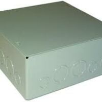 กล่องพักสาย Pull Box 12"x12"x4" สีเทา