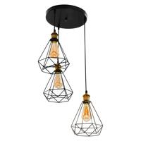 CHANDELIER MDL 6113-3 NEO MT BK 3L