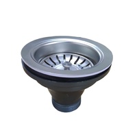 DURAFORM stainless steel sink drain without overflow pipe, model A-5500