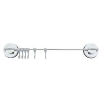 HOOK BAR VACUUM 40cm+HOOK 6 PCS.SILVER