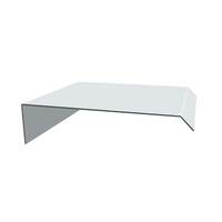 Gable Trim-Curve Type2 Metal Sheet Imported Girth 610 mm. Bright White