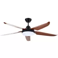 CEILINGFANLED 552CARPL/MTMDBK/BR52"5P24W