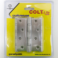 บานพับ 4x3 นิ้ว COLT LITE 211 สีสแตนเลส 3 ชิ้น/แพ็ก