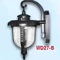 โคมไฟติดผนังภายนอก MD WD27-B TSN PL/GS BK