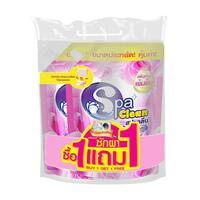 น้ำยาซักผ้า สปาคลีน 2,000 มล. กลิ่นคริสตัลพิงค์ แพ็คคู่
