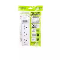 Plug strip 1 switch 3x2 m. Model H233-WH