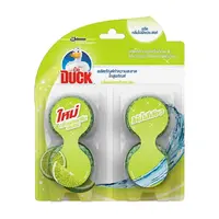 Toilet Tank Deodorizer Block DUCK 38 g Green Lemon (Pack of 4)
