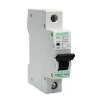 เบรกเกอร์ 16 แอมป์ MCB HACO 1 Pole 6kA รุ่น H6