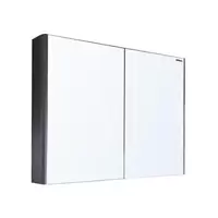 ตู้กระจกเคาน์เตอร์ MOYA PU1002MIR สีเทาด้าน