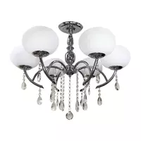 CHANDELIER MD HL-22017 EVL GS/MT WH/SV6L