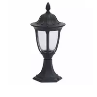 1 lamp post, model P5007S-S, black [not including bulb] HEAP