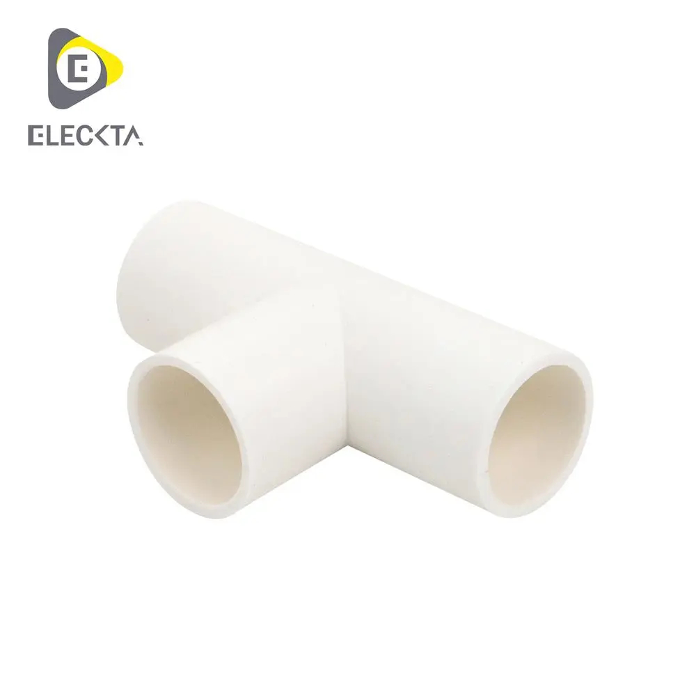 ข้อต่อ3ทาง 16 มม. สีขาว Pack 10 ELEK-1