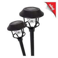 ไฟทางเดินโซล่าเซลล์ HI-TEK HFSG03003B 0.36 วัตต์ DAYLIGHT สีดำ