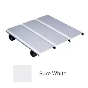 ฝ้าอลูมิเนียม ตัวซี 85C Fameline สี Pure White
