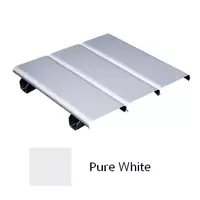 ฝ้าอลูมิเนียม ตัวซี 85C Fameline สี Pure White